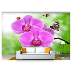 Papel De Parede Floral Flores Textura Sala 3D 3M² Xfl238