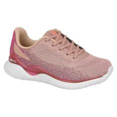 Tenis Feminino Actvitta Esporte Casual Rosa/Nude 36-Feminino