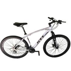 Bicicleta Aro 29 Gti Roma Alumínio 21v Freio a Disco Suspensão Dianteira Mtb 29-Unissex
