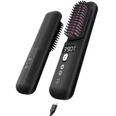 Escova alisadora de cabelo sem fio MayBest Portable Anti-Scald