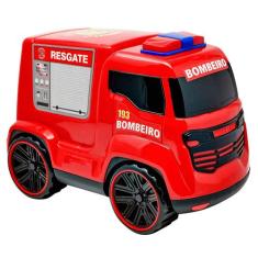 Caminhão Trucks Collection Bombeiro Policia Ambulancia - BS Toys, Bomb