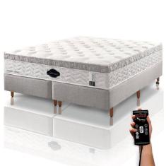 Colchão De Látex Médio Box E Kit Spa Queen 158x198cm