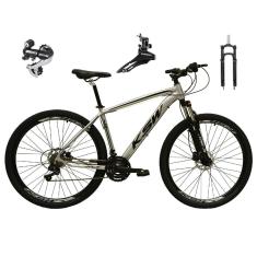 Bicicleta Aro 29 Ksw Xlt Alumínio 24v Câmbio Shimano Acera K7Suspensão Com Trava Freio a Disco-Unissex