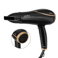 Secador de Cabelo 2100 W Bivolt BSC2250 Preto Britânia, Preto e Dourad