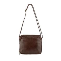 Bolsa Tiracolo Com Divisórias Em Couro Rita Andrea Vinci Feminina-Feminino