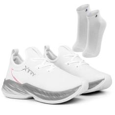 Tênis Esportivo Feminino Leve e Confortável + Par de Meias Lupo Cano M