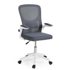 Cadeira de Escritório Mônaco Base Giratória - Cinza - Magazine Decor