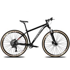 Bicicleta Aro 29 Absolute Nero 5 12v Suspensão Trava K7 11/50 Freios Hidráulicos Kit 1x12 Pn Faixa-Unissex