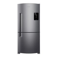 Geladeira Brastemp Frost Free Inverse 591 Litros Inox - BRE85MK, 110V