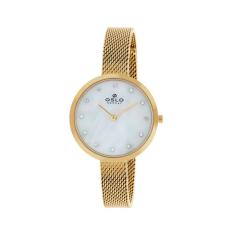 Relogio feminino Slim Dourado Oslo