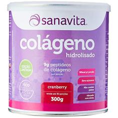 Colágeno Hidrolisado - 300G Cranberry - Sanavita, Sanavita