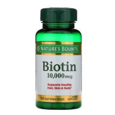 Biotina 10000Mcg (120 Caps Softgels) Natures Bounty