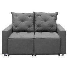 Sofá Retrátil e Reclinável 2 lugares Bariloche 1.60cm C/ Molas -  Linho