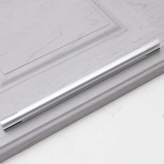 Armário de cozinha alças de armazenamento armário guarda-roupa cômodas cromo preto prata maçaneta da porta gaveta puxa botões ferragem, 201,320mm dois, tom