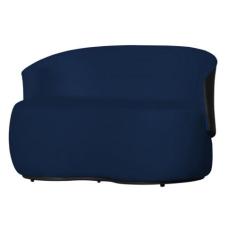 Namoradeira Beatriz Suede Azul Marinho Composê material sintético Pret