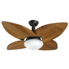 Ventilador de Teto Jet Aspen Venti-delta 4Pás Imbuia + Controle, 110V,
