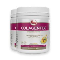 Kit 2 Colagentek Vitafor 300G Abacaxi