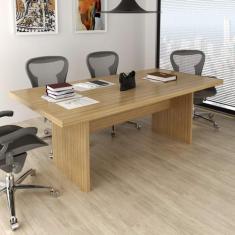 Mesa de Reunião para Ecritório 200cm ME4119 Tecnomóbili, Amêndoa