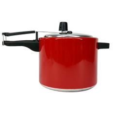 Panela De Pressão 4,5 Litros Alumínio - Vermelho