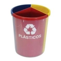 Lixeira Mix Com 3 Divisões 30 Litros