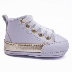 Tênis Cano Alto de Bebê BE06-Unissex