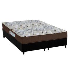 Cama Box Queen: Colchão Espuma D45 Ortobom /EP Fort Tech ISO 150 + Bas