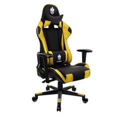 Cadeira Gamer Evolut Eg-900 amarelo e preta