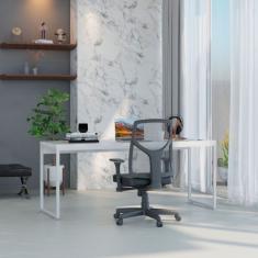 Escrivaninha Nanda Branca 180 cm