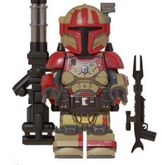 Boneco Blocos De Montar Heavy Infantry Mandalorian Star Wars