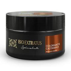 Mascara Colorante Castanho 2 Minutos Mágico Bio Extratus 250G