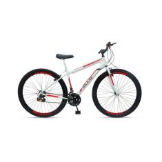 Bicicleta Aro 26 Velox Branca/Vermelho  - Ello Bike