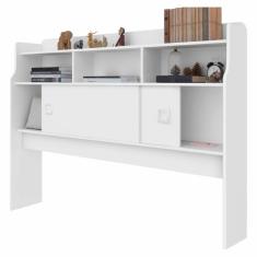 Cabeceira Jessica Box Casal com 2 Portas Branco