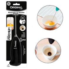Mini Mixer A Pilhas Inox Café Leite Nescau Toddy  Whey Shake - Origina