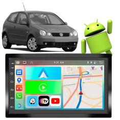 Kit multimidia android polo 03/08 black piano ch volkswagen - E-Carpla