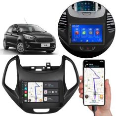 Kit Multimídia 7 Polegadas Ka 2018 A 2021 MP5 Carplay Bluetooth + Mold