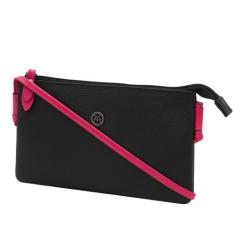 Bolsa Feminina Transversal De Couro Legítimo Mariart Onix