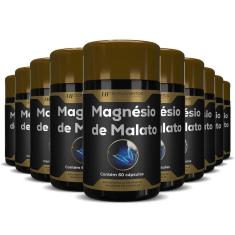 10X Magnesio De Malato Premium 60 Caps Hf Suplementos