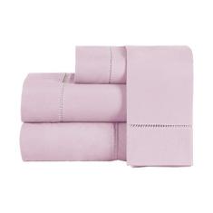 Jogo de Lençol Solteiro 03 Peças 100% Algodão Percal 250 Fios Ponto Pa