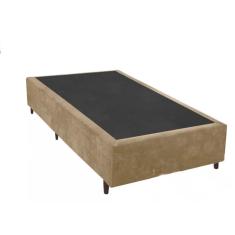 Cama Box Solteirão nk Camas Suede Bege 40x96x203