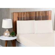 Lençol de cama Queen 400 Fios 3 Peças 100% algodão com elastico - RT M