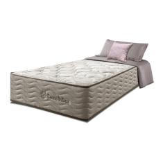 Colchão Solteiro Molas Ensacadas Euro 88x188x32 Cama Inbox Ocean Bege