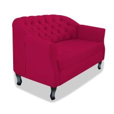 Namoradeira Julia A02 Suede - Doce Sonho Móveis Cor Pink