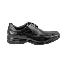 Sapato Social Democrata Air Stretch Preto, Preto, 39