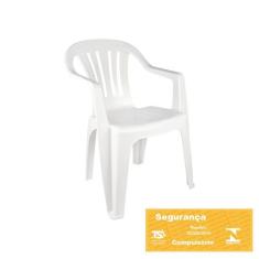 Poltrona Plástica - MOR, Branco, 1