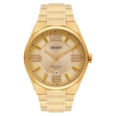Relógio orient masculino dourado mgss1151 c2kx