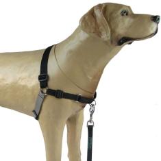 Peitoral modelo Easy Walk Anti Puxão K9 Spirit Preto Tam PX