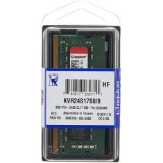 Memória RAM para Notebook DDR4 8GB 2400MHz Kingston - KVR24S17S8/8