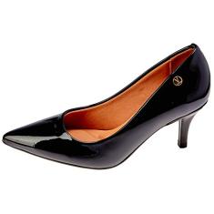 Scarpin Vizzano em Verniz Feminino Vizzano PRETO 01