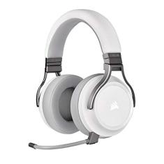 Headset Gamer Premium Corsair Virtuoso RGB Wirelesss com Som 7.1 Surround de Alta Fidelidade - Branco CA-9011186-NA