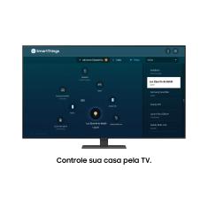 Smart TV Samsung QLED 4K 55Q80A Modo Game Processador IA Som em Movimento Visual Livre de Cabos 55" 55"